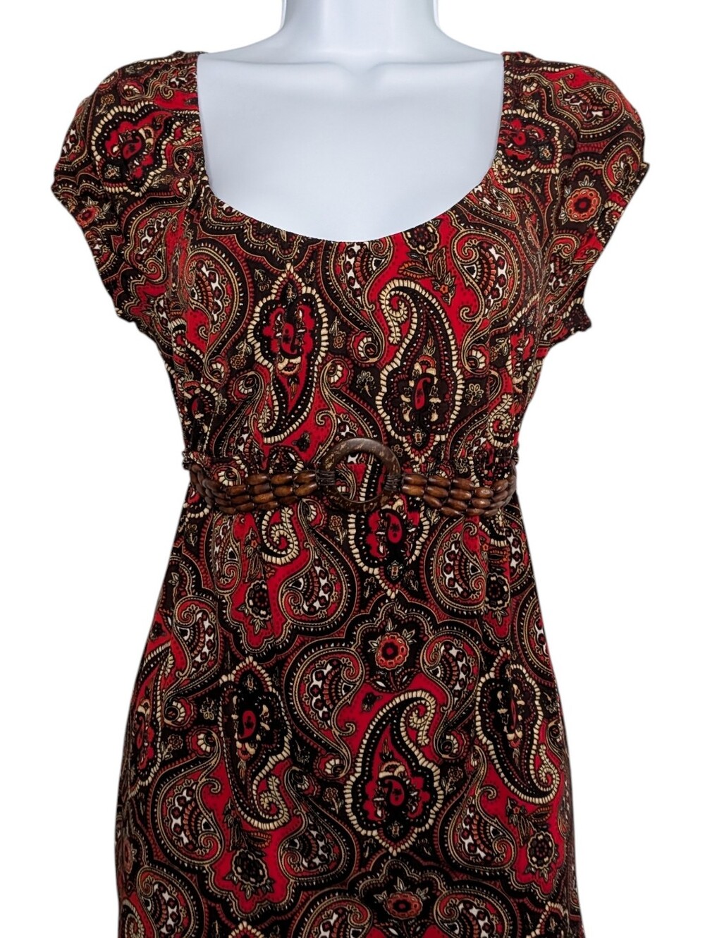 speechless womens size medium paisley boho blouse top y2k summer vintage